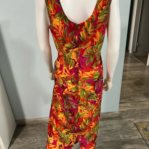 Dress Barn Multicolor Sleeveless Dress - Picture 2 of 7